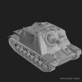 Sturmpanzer IV Brummbar Late - WWII German Assault Howitzer - 3D Printed Wargaming Miniature