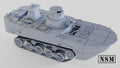 Type 2 Ka-Mi Amphibious Tank - WWII Japanese Navy - 3D Printed Wargaming Miniature