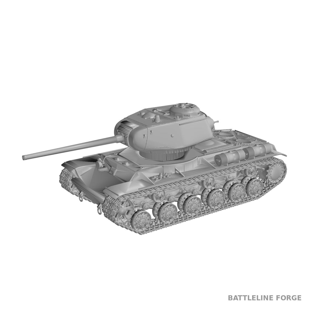 KV-85 Soviet Heavy Tank - WWII Red Army - 3D Printed Wargaming Miniature