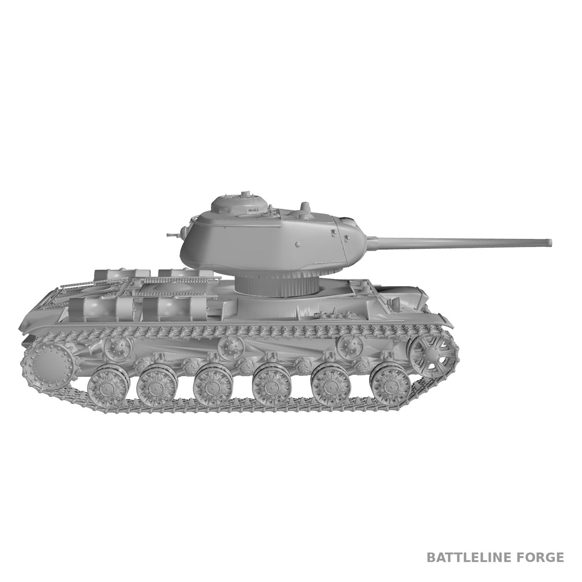 KV-85 Soviet Heavy Tank - WWII Red Army - 3D Printed Wargaming Miniature