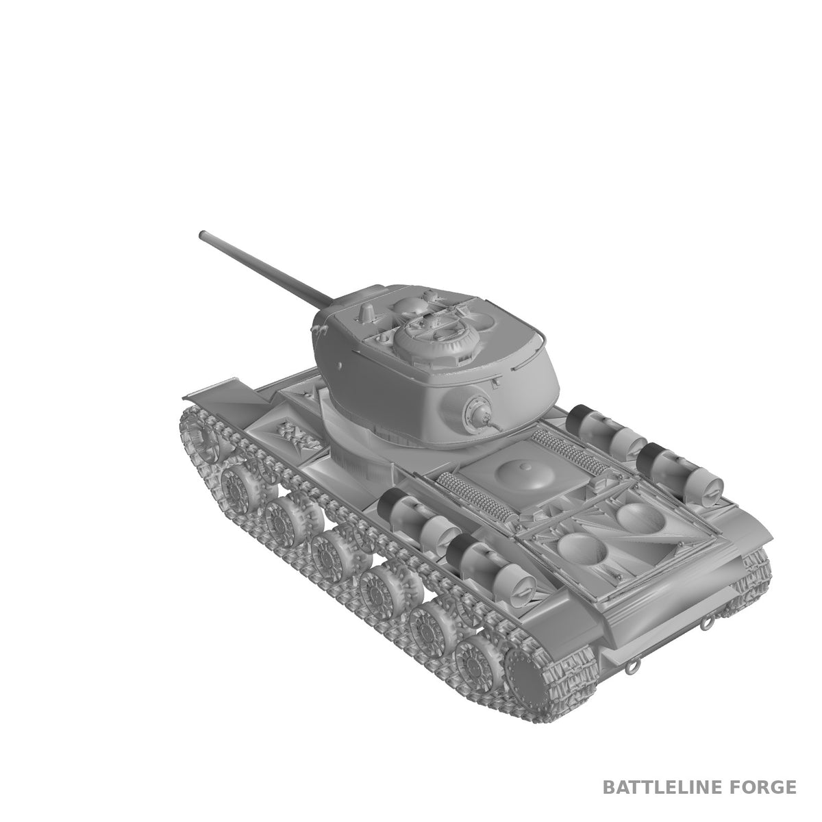 KV-85 Soviet Heavy Tank - WWII Red Army - 3D Printed Wargaming Miniature