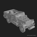M3A1 Scout Car Soviet Lend-Lease - WWII Red Army - 3D Printed Wargaming Miniature