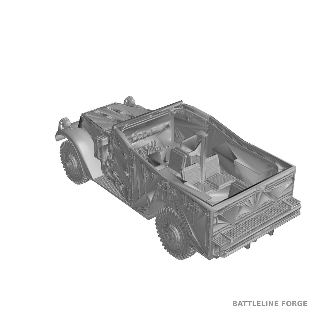 M3A1 Scout Car Soviet Lend-Lease - WWII Red Army - 3D Printed Wargaming Miniature