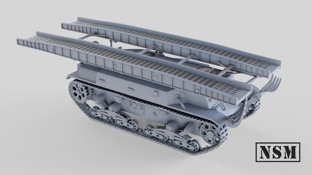 Soko Sagyo Ki Engineering Tank - WWII Japanese Army - 3D Printed Wargaming Miniature