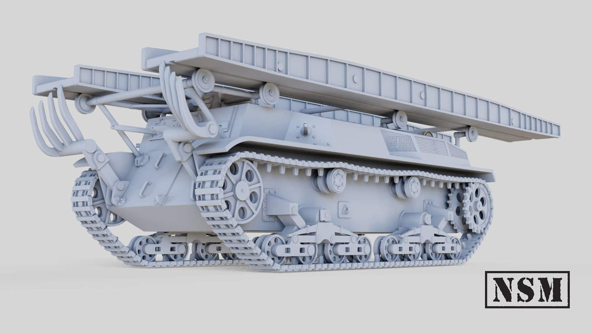 Soko Sagyo Ki Engineering Tank - WWII Japanese Army - 3D Printed Wargaming Miniature