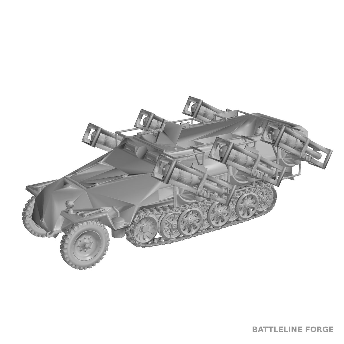 Sd.Kfz. 251/1 Stuka zu Fuss - WWII German Rocket Halftrack - 3D Printed Wargaming Miniature