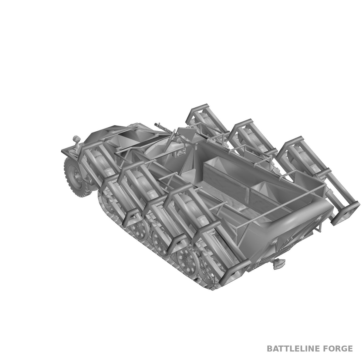Sd.Kfz. 251/1 Stuka zu Fuss - WWII German Rocket Halftrack - 3D Printed Wargaming Miniature