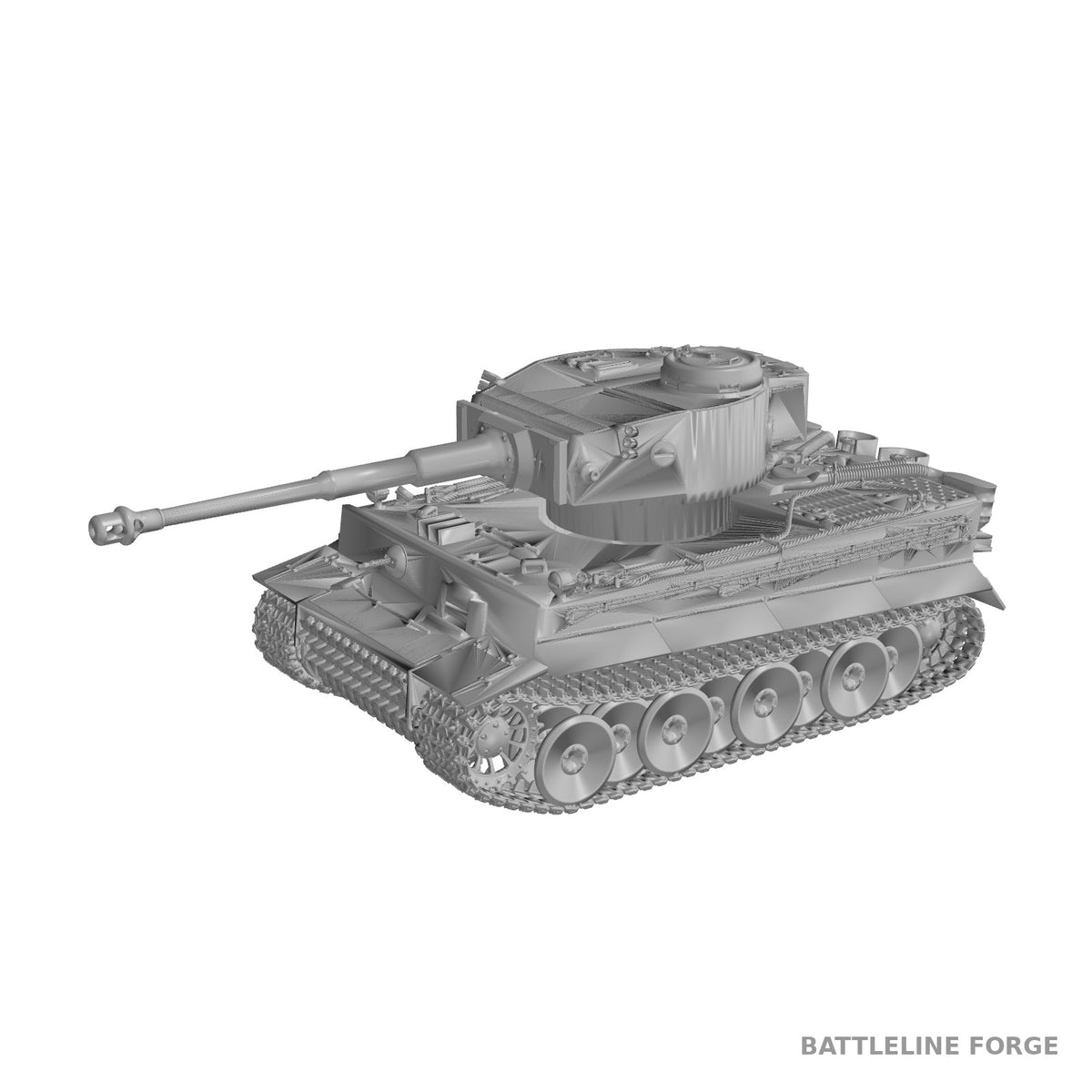 Tiger I Early Production - WWII German Heavy Tank - 3D Printed Wargaming Miniature