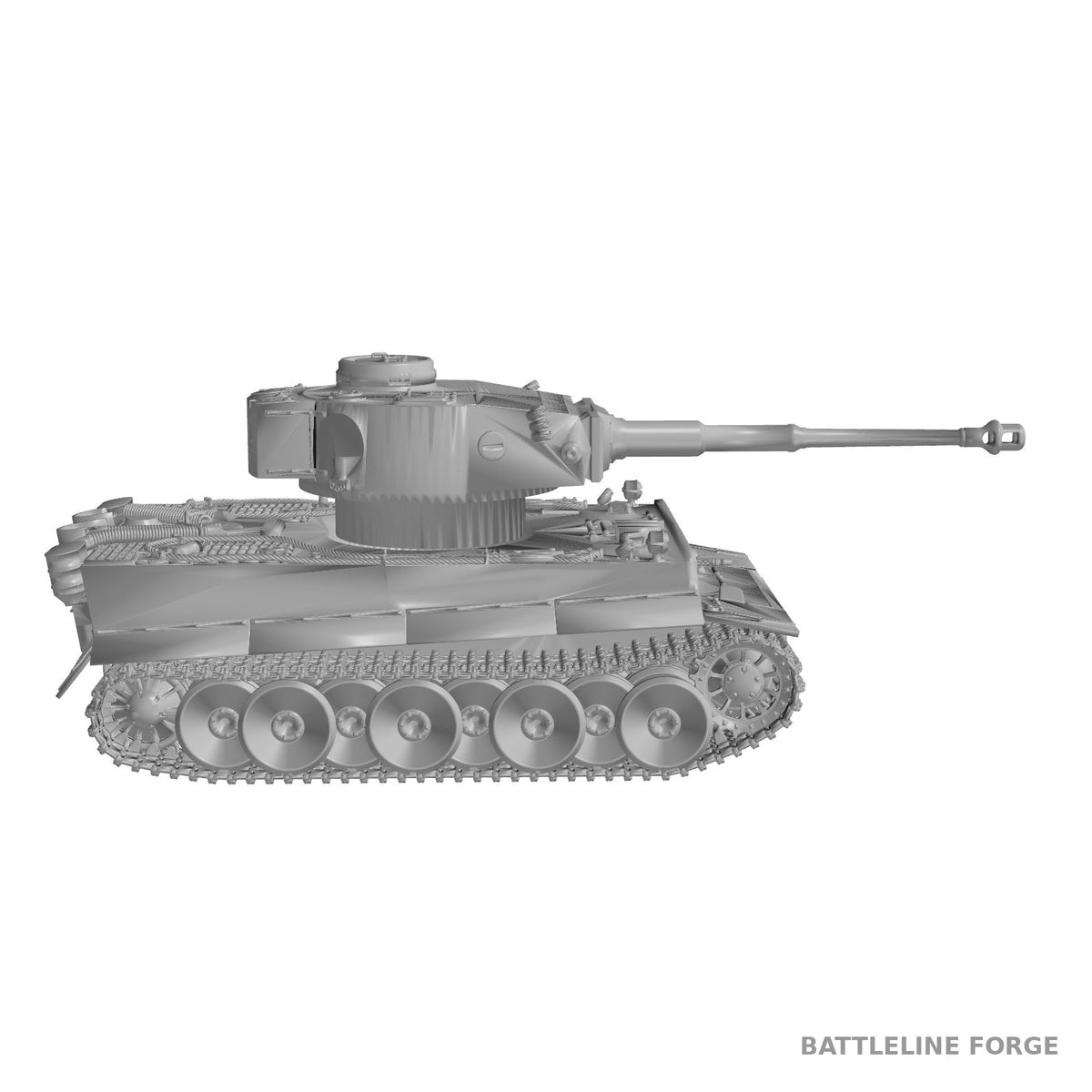 Tiger I Early Production - WWII German Heavy Tank - 3D Printed Wargaming Miniature