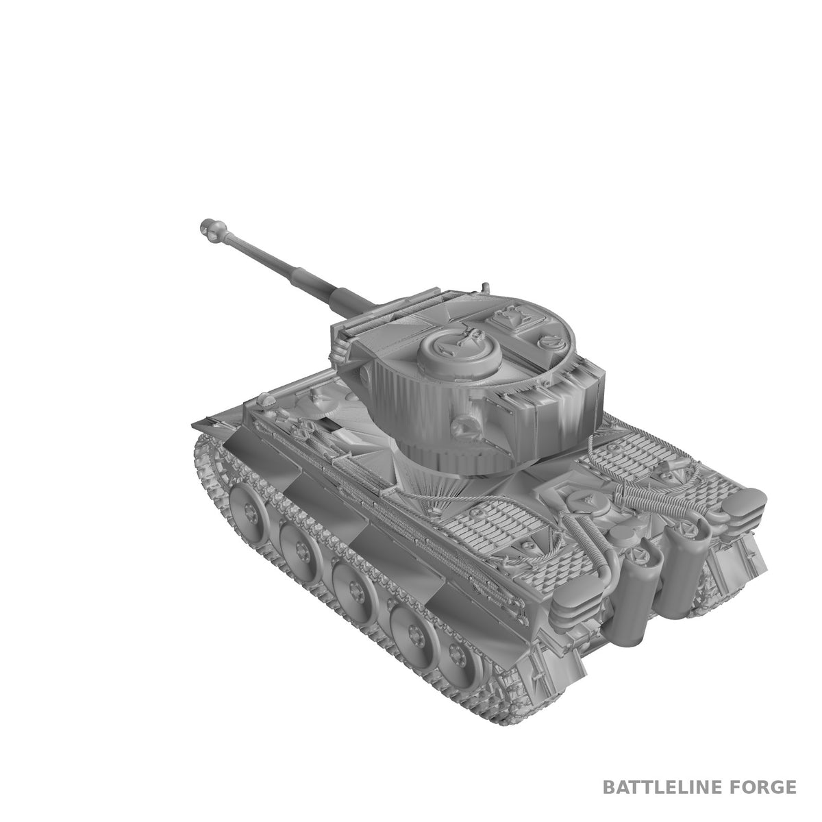 Tiger I Early Production - WWII German Heavy Tank - 3D Printed Wargaming Miniature