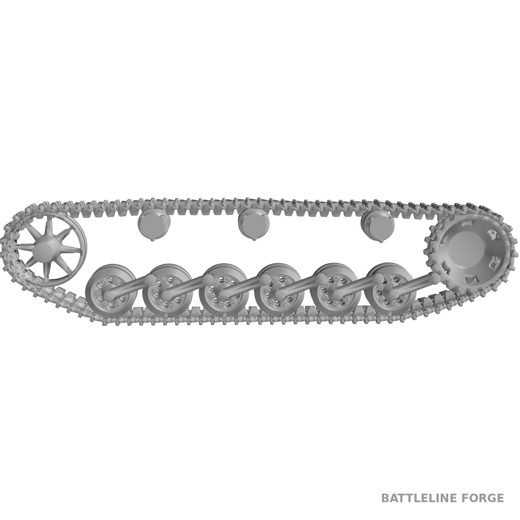 Winterketten Winter Tracks for Panzer III and StuG III - WWII German - 3D Printed Upgrade