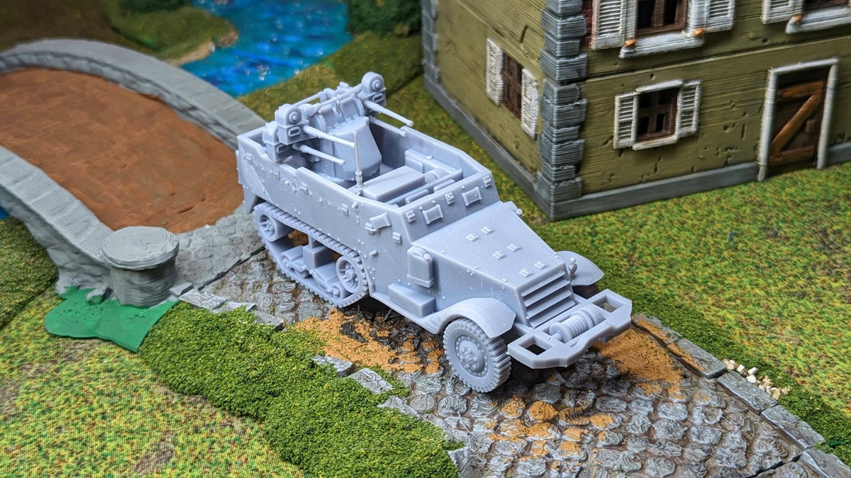 M16 MGMC Halftrack - WW2/WWII -- Bolt Action 28mm / 1:56 and Other Scales