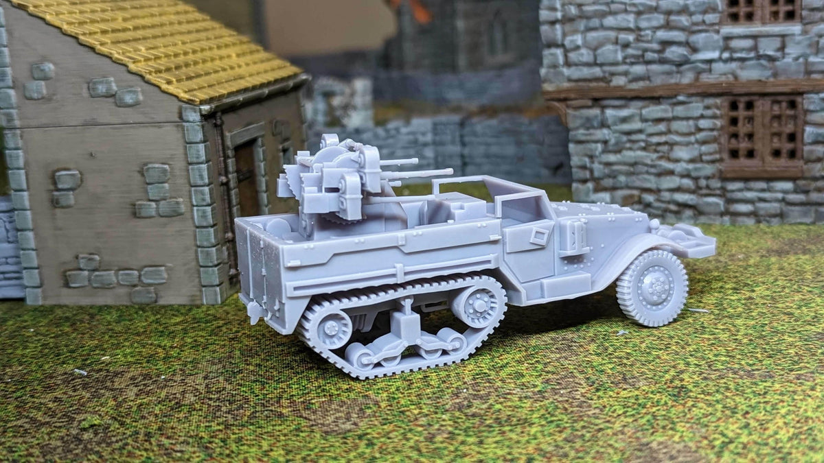 M17 MGMC Halftrack - WW2/WWII -- Bolt Action 28mm / 1:56 and Other Scales
