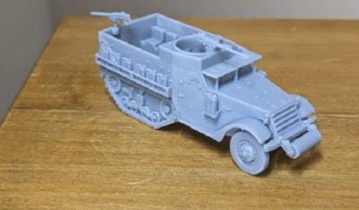 M5 MGMC Halftrack - WW2/WWII -- Bolt Action 28mm / 1:56 and Other Scales