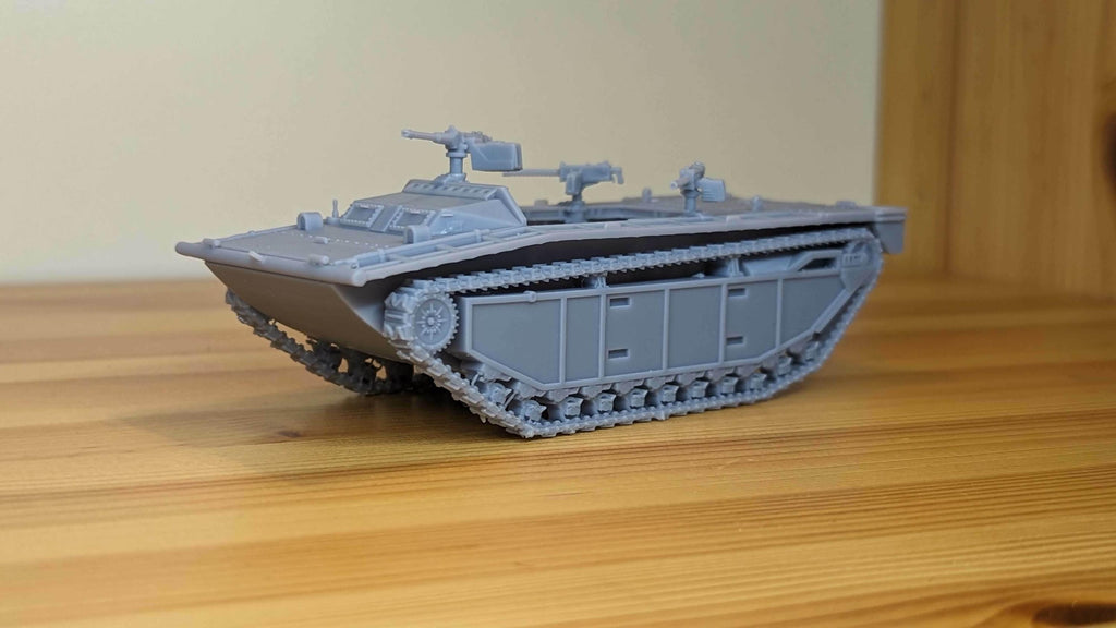 LVT 2 Amphibious Water Buffalo Tank - WW2/WWII -- Bolt Action 28mm / 1:56 and Other Scales