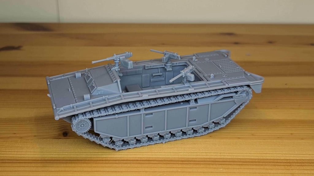 LVT 2 Amphibious Water Buffalo Tank - WW2/WWII -- Bolt Action 28mm / 1:56 and Other Scales