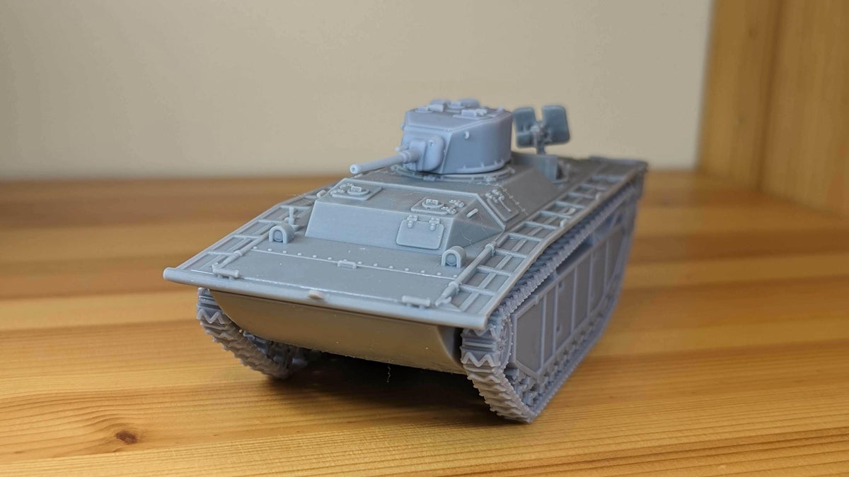 LVT A 1 Amphibious Amtrack Tank - WW2/WWII -- Bolt Action 28mm / 1:56 and Other Scales
