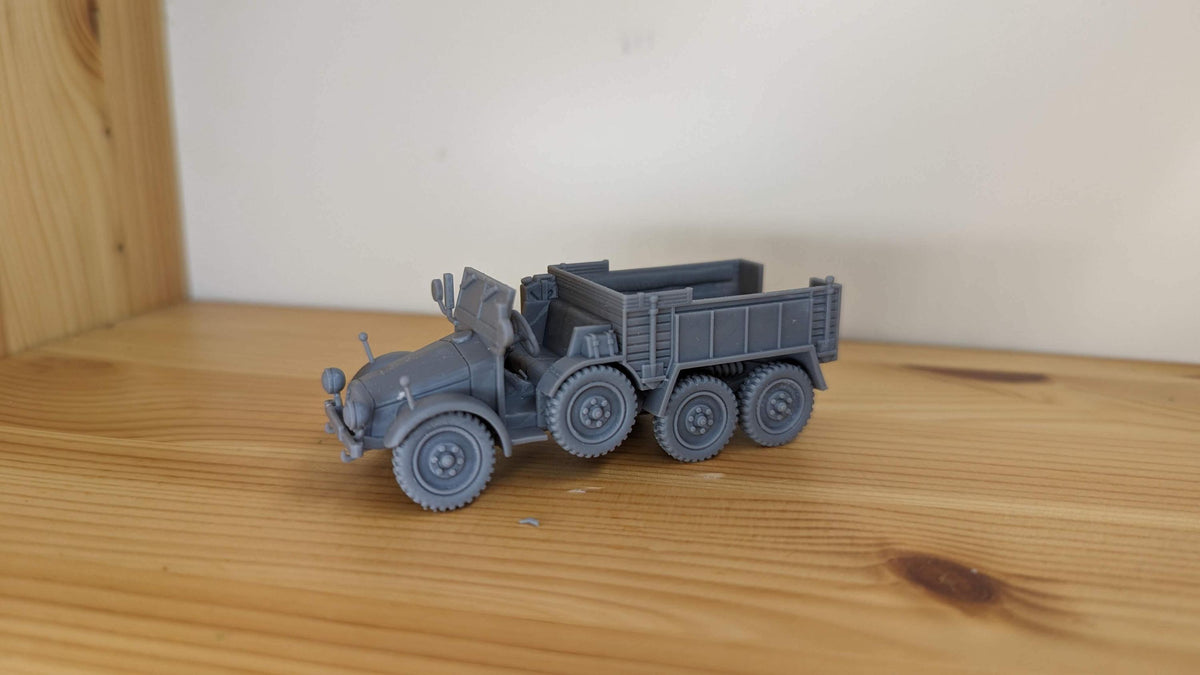 Krupp Protze 6x4 Truck - WW2/WWII -- Bolt Action 28mm / 1:56 and Other Scales