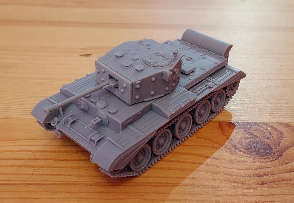 British A27 Cromwell MK IV Tank - WW2/WWII -- Bolt Action 28mm / 1:56 and Other Scales