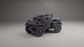 British Daimler MK II Dingo Scout Armored Car - WW2/WWII -- Bolt Action 28mm / 1:56 and Other Scales