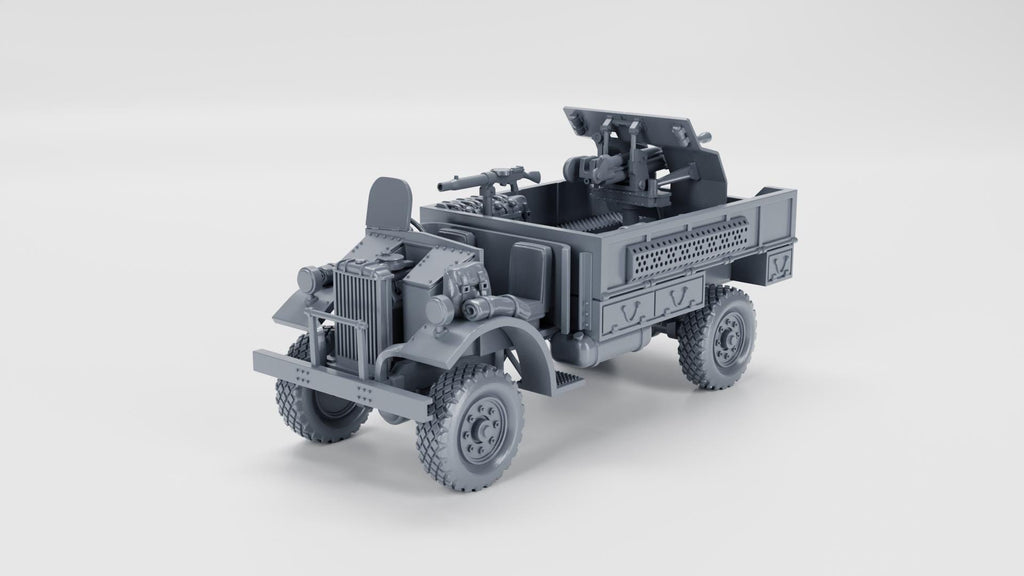 Ford F-30 LRDG – Long Range Desert Group – WWII 3D Printed Resin Miniature – 6 Scales – Bolt Action Compatible
