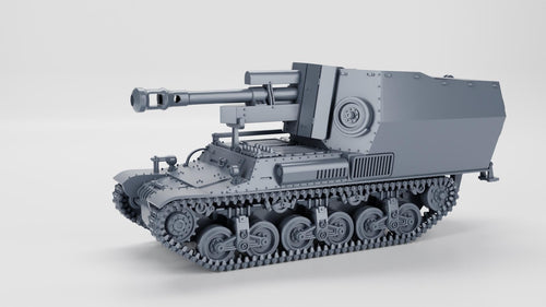 10.5cm leFH 18/40 auf Geschuetzwagen Lorraine Schlepper (f) - WW2/WWII -- Bolt Action 28mm / 1:56 and Other Scales