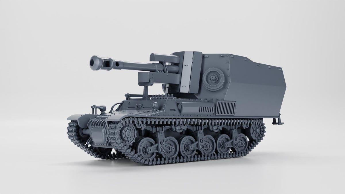 10.5cm leFH 18/40 auf Geschuetzwagen Lorraine Schlepper (f) - WW2/WWII -- Bolt Action 28mm / 1:56 and Other Scales