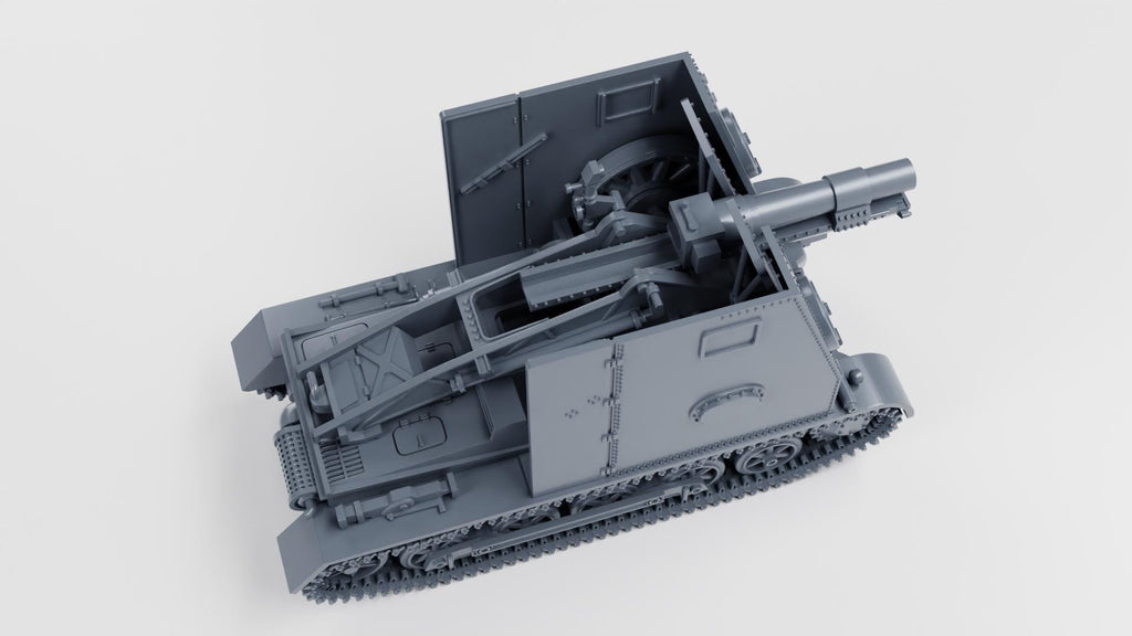 15 cm sIG 33 auf Panzerkampfwagen I Ausf.B Sd.Kfz.101 + Cannon - WW2/WWII -- Bolt Action 28mm / 1:56 and Other Scales