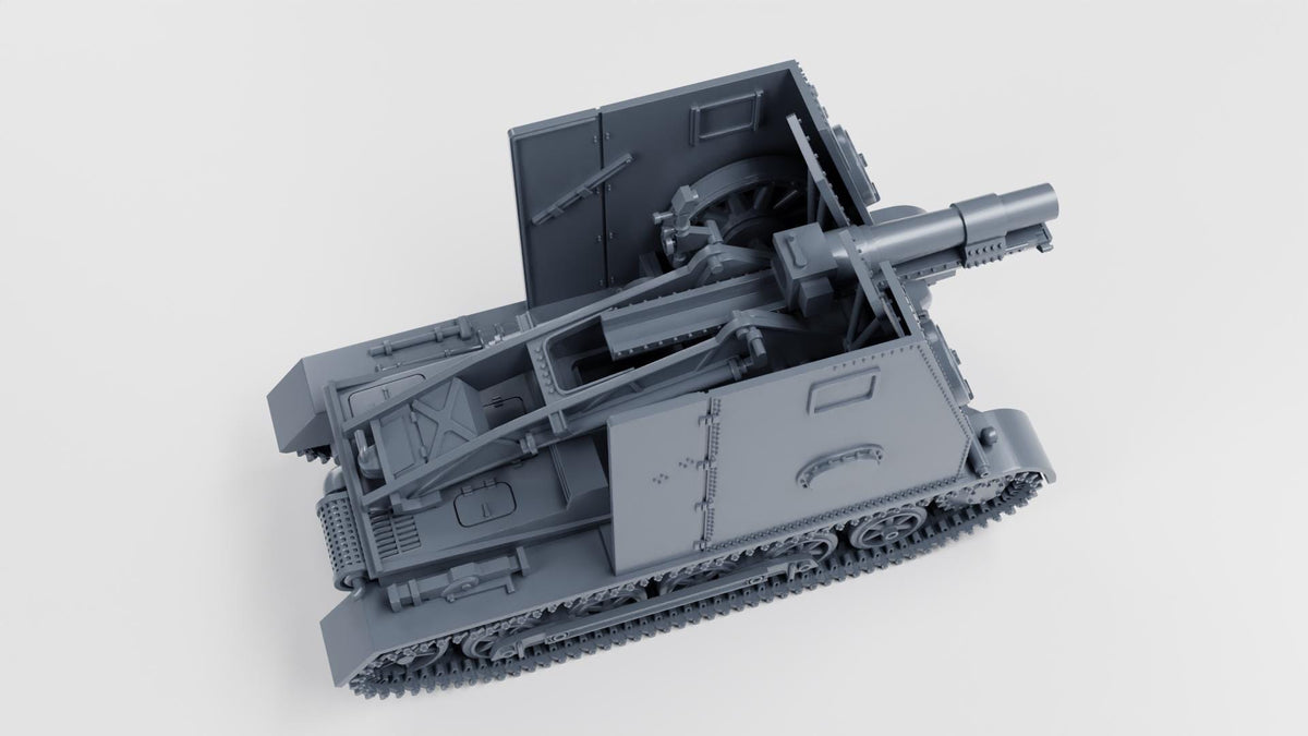 15 cm sIG 33 auf Panzerkampfwagen I Ausf.B Sd.Kfz.101 + Cannon - WW2/WWII -- Bolt Action 28mm / 1:56 and Other Scales