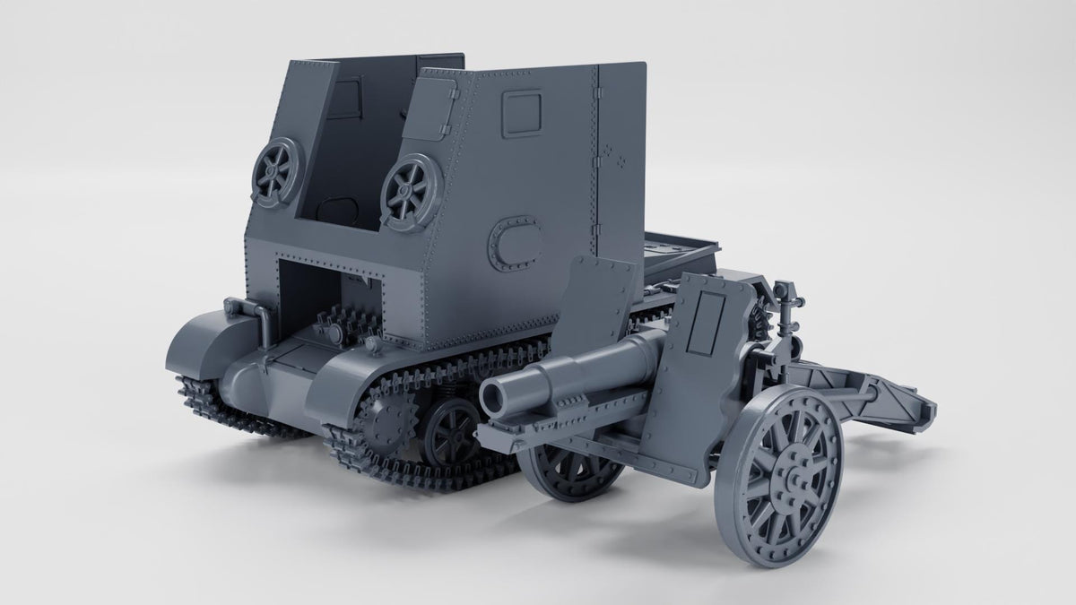 15 cm sIG 33 auf Panzerkampfwagen I Ausf.B Sd.Kfz.101 + Cannon - WW2/WWII -- Bolt Action 28mm / 1:56 and Other Scales