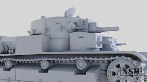 Finnish T-28 Medium Tank from Night Sky Miniatures - WW2/WWII -- Bolt Action 28mm / 1:56 and Other Scales