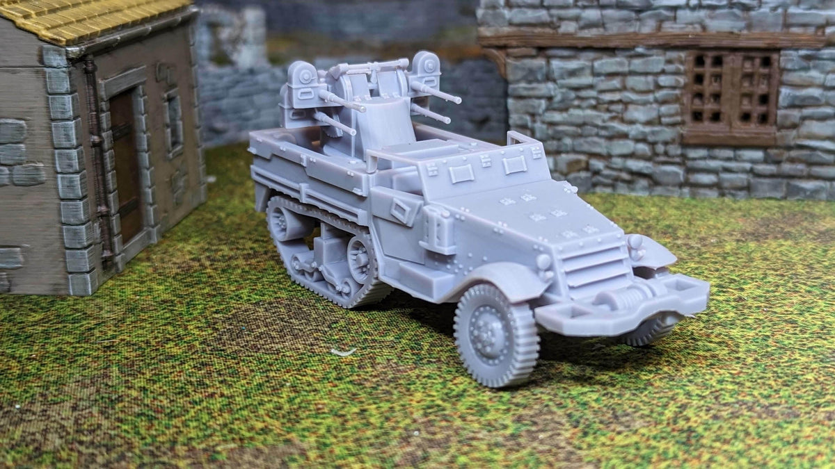 M17 MGMC Halftrack - WW2/WWII -- Bolt Action 28mm / 1:56 and Other Scales