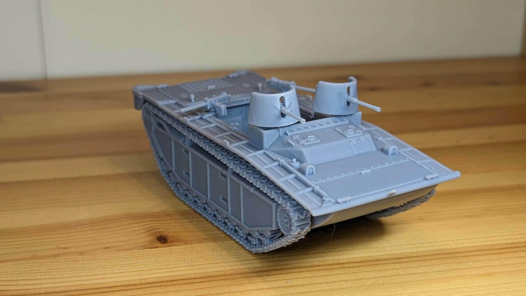 LVT A 2 Amphibious Tank - WW2/WWII -- Bolt Action 28mm / 1:56 and Other Scales