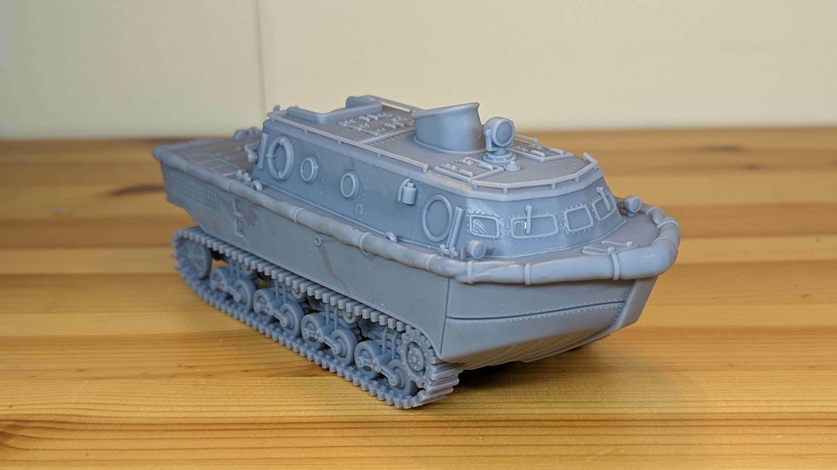 Landwasserschlepper Amphibious Tractor - WW2/WWII -- Bolt Action 28mm / 1:56 and Other Scales