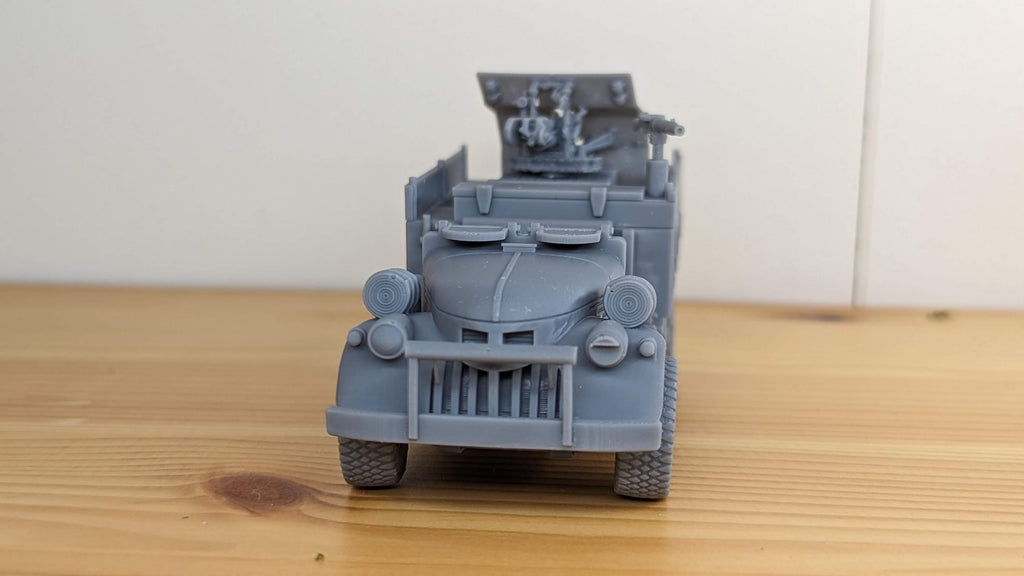 Chevrolet WB 30 CWT Truck with Bofors Gun - WW2/WWII -- Bolt Action 28mm / 1:56 and Other Scales