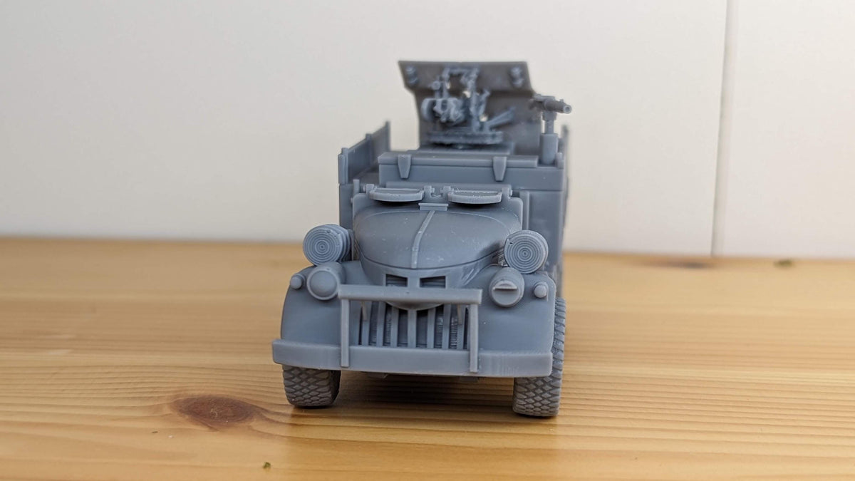 Chevrolet WB 30 CWT Truck with Bofors Gun - WW2/WWII -- Bolt Action 28mm / 1:56 and Other Scales
