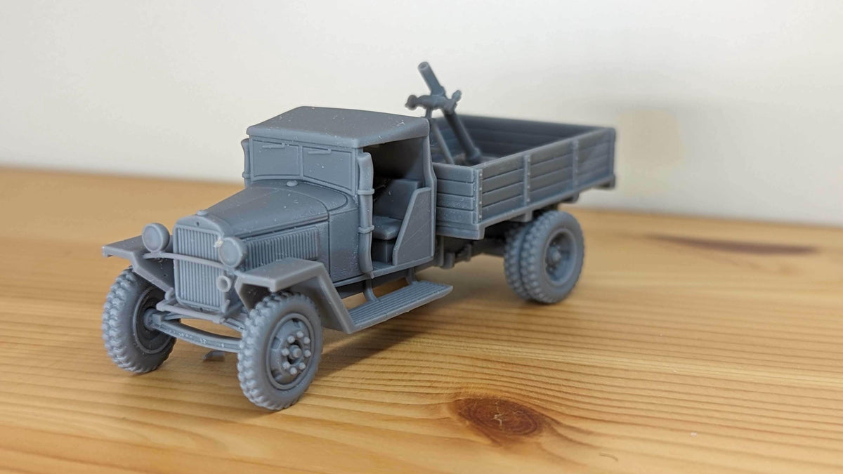 Soviet GAZ-MM Truck - WW2/WWII -- Bolt Action 28mm / 1:56 and Other Scales