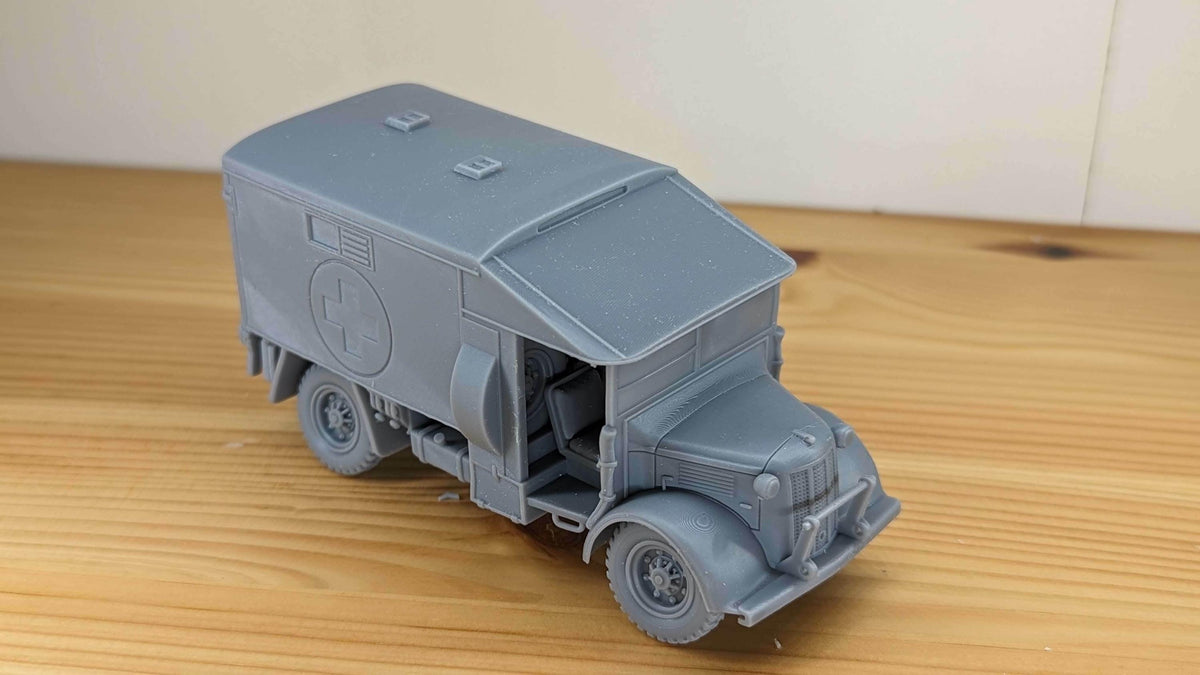 British Austin K2/Y Ambulance - WW2/WWII -- Bolt Action 28mm / 1:56 and Other Scales