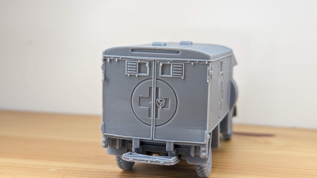 British Austin K2/Y Ambulance - WW2/WWII -- Bolt Action 28mm / 1:56 and Other Scales