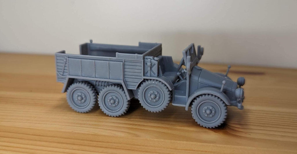 Krupp Protze 6x4 Truck - WW2/WWII -- Bolt Action 28mm / 1:56 and Other Scales