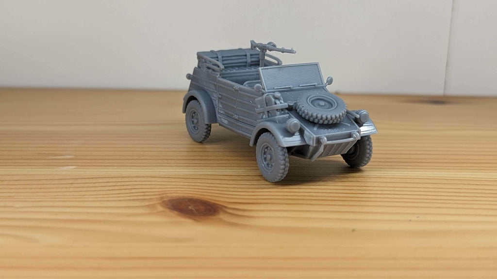VW Kübelwagen Bucket Car - WW2/WWII -- Bolt Action 28mm / 1:56 and Other Scales