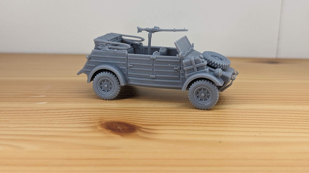 VW Kübelwagen Bucket Car - WW2/WWII -- Bolt Action 28mm / 1:56 and Other Scales