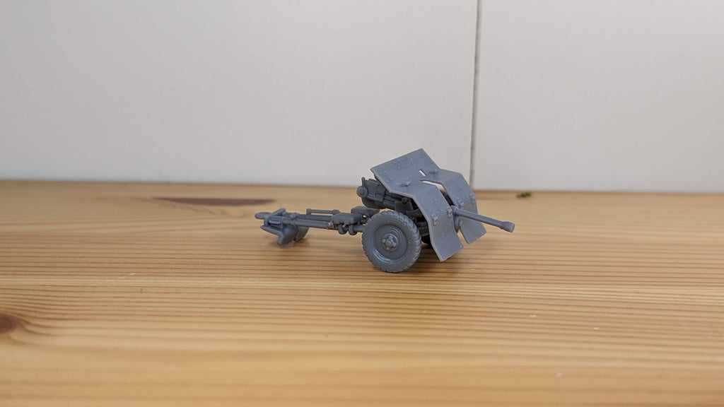 Bofors 37MM Anti Tank Gun - WW2/WWII -- Bolt Action 28mm / 1:56 and Other Scales