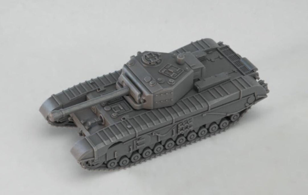 British A43 Black Prince Infantry Tank - WW2/WWII -- Bolt Action 28mm / 1:56 and Other Scales