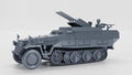 Sd.Kfz. 251 21 Ausf. D Fliegerabwehr Schutzenpanzerwagen Drilling WW2 Bolt Action 28mm / 1:56 and Other Scales