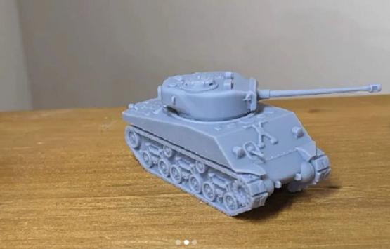 Sherman M4A2 Tank - WW2/WWII -- Bolt Action 28mm / 1:56 and Other Scales