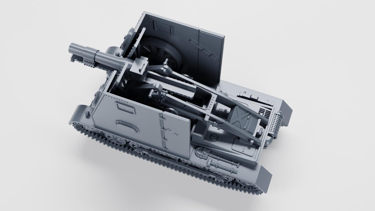 15 cm sIG 33 auf Panzerkampfwagen I Ausf.B Sd.Kfz.101 + Cannon - WW2/WWII -- Bolt Action 28mm / 1:56 and Other Scales