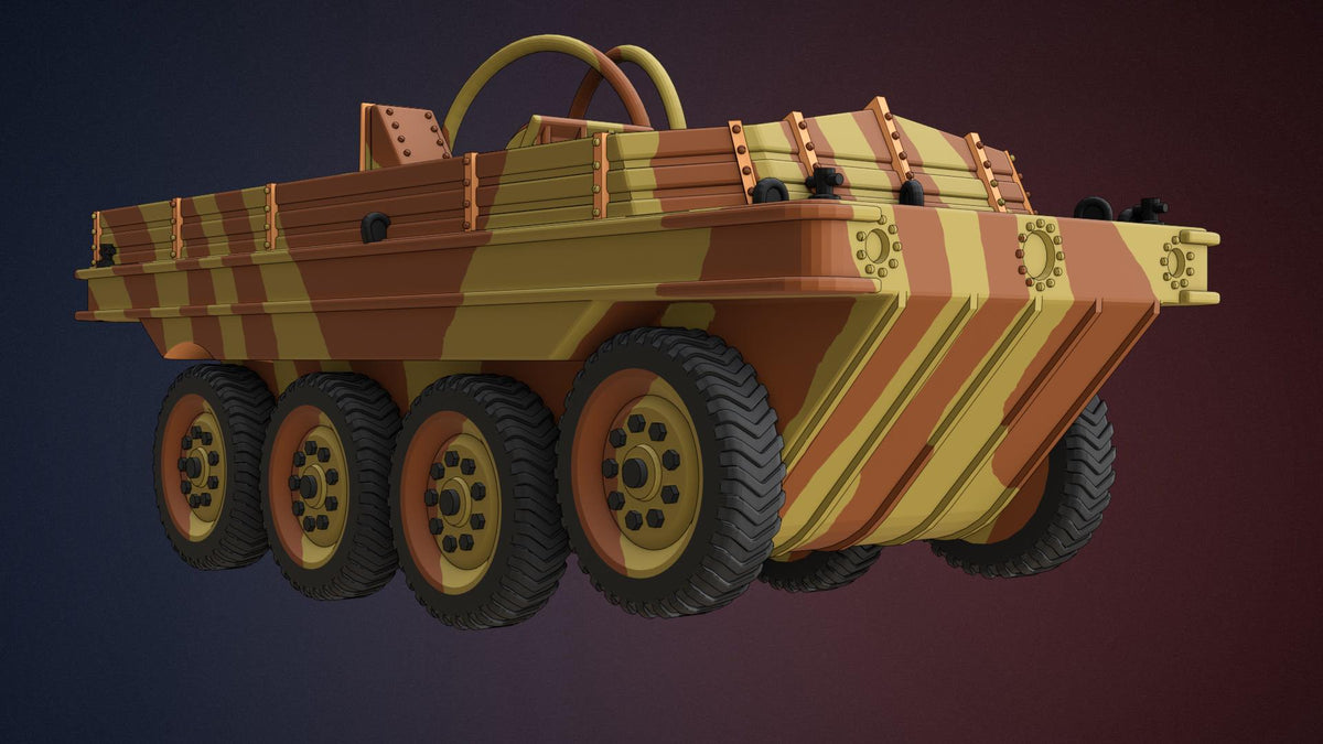 British Terrapin Amphibious Vehicle - WW2/WWII -- Bolt Action 28mm / 1:56 and Other Scales