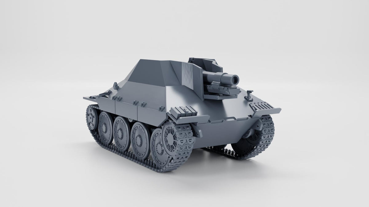 15 cm sIG 33-2 (Sf.) auf Jagdpanzer 38(t) - Grille - Panzerkampfwagen - WW2 / WWII -- Bolt Action 28mm / 1:56 and Other 
