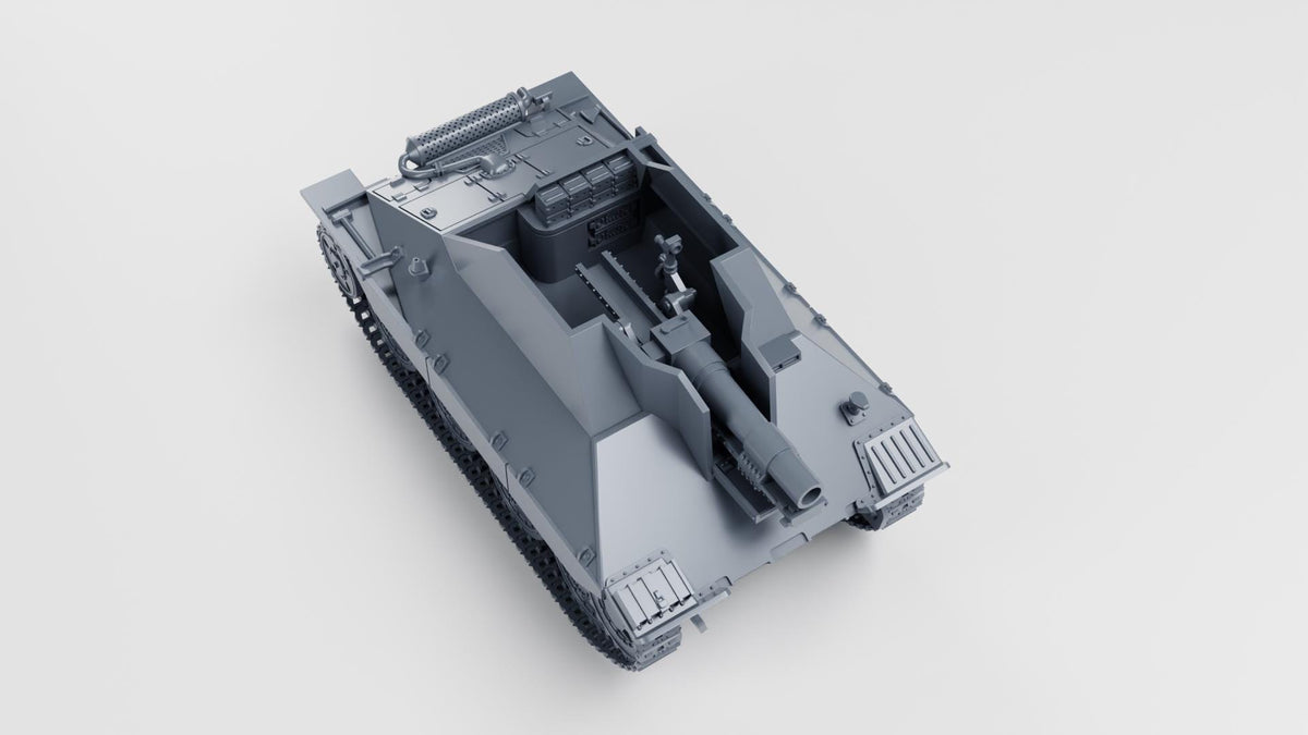15 cm sIG 33-2 (Sf.) auf Jagdpanzer 38(t) - Grille - Panzerkampfwagen - WW2 / WWII -- Bolt Action 28mm / 1:56 and Other 